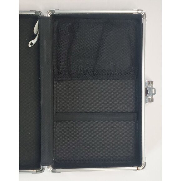 Vault Bat Glitter Pink Purple Vanity Metal Case Small Hard-shell 2.25x5.25x8.38" - Picture 3 of 13